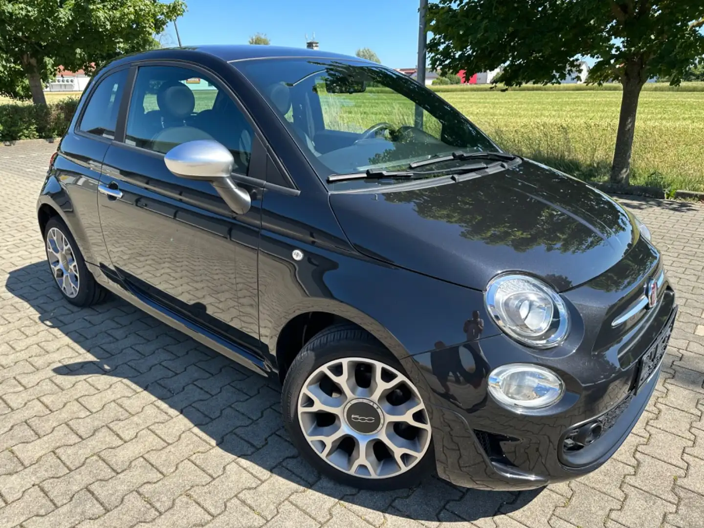 Fiat 500 1.0 GSE Hybrid, ROCKSTAR, SPORT, Alu, PDC. Noir - 1