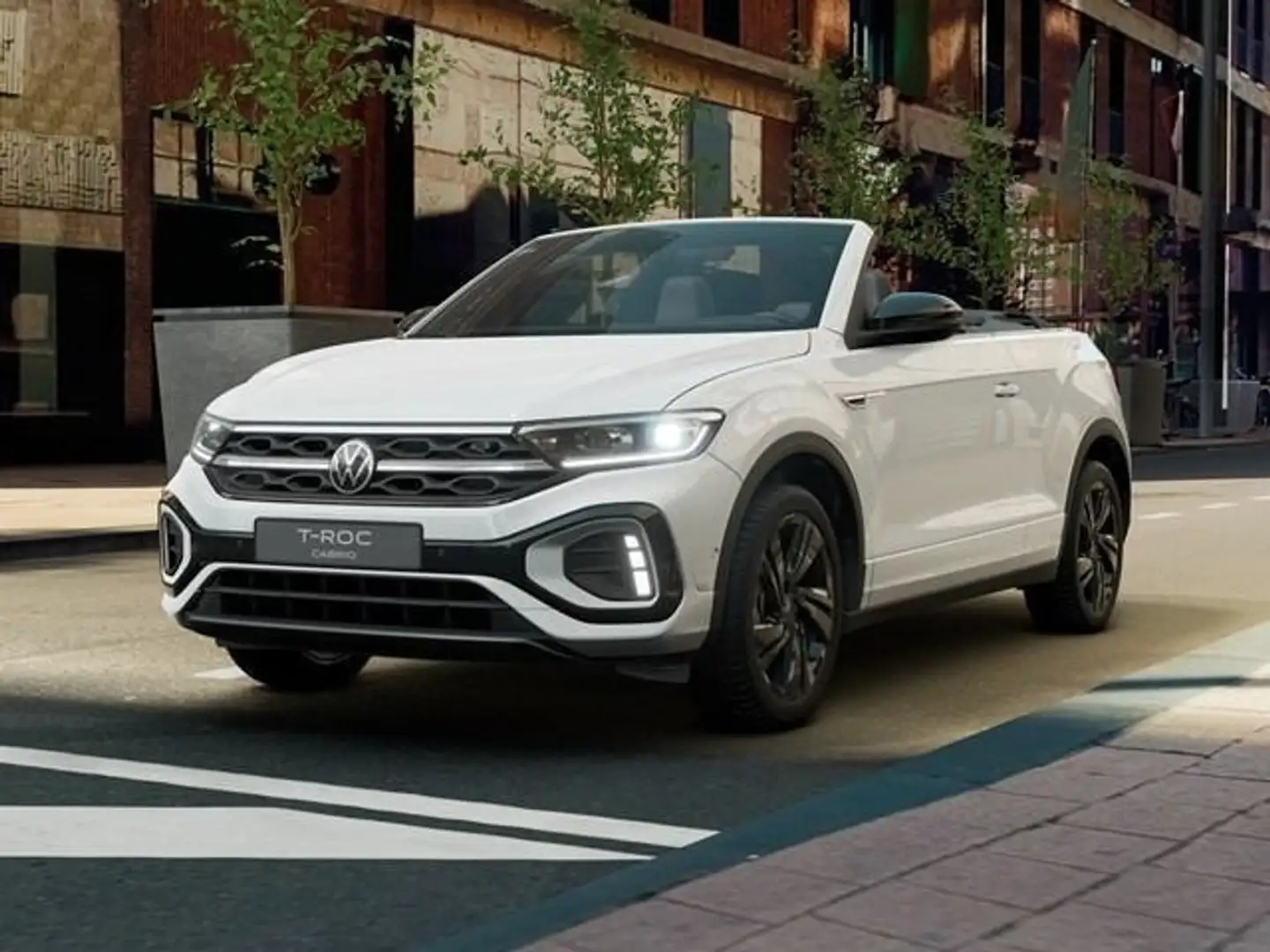 Volkswagen T-Roc R-Line 1.5 DSG AHK NAVI Vorlauf Blanc - 2