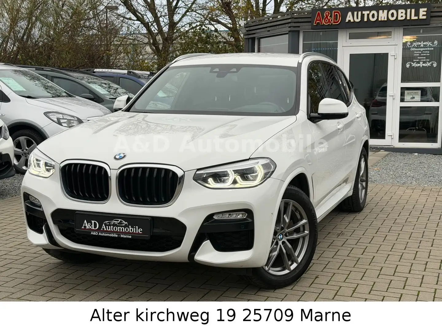 BMW X3 xDrive 20 d MSport HUD LED NAVI AHK PDC 1Hand Weiß - 1