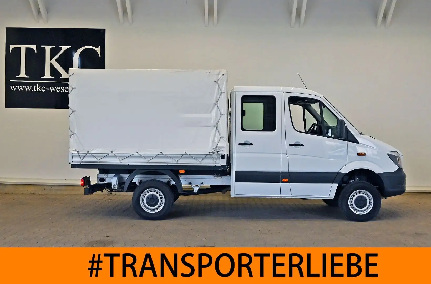 Mercedes-Benz Sprinter 316 CDI Allrad 4x4 Doka Pritsche #T272 Blanco - 1