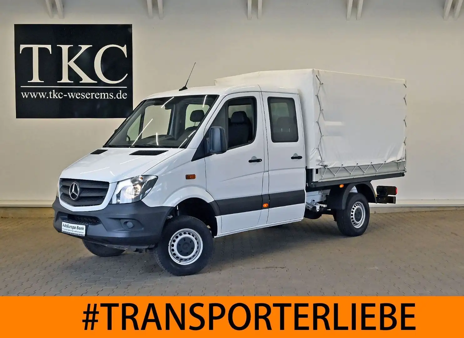 Mercedes-Benz Sprinter 316 CDI Allrad 4x4 Doka Pritsche #T272 Blanco - 2