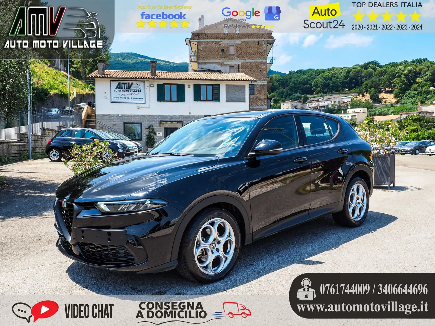 Alfa Romeo Tonale 1.6 diesel 130 CV TCT6 Sprint Nero - 1