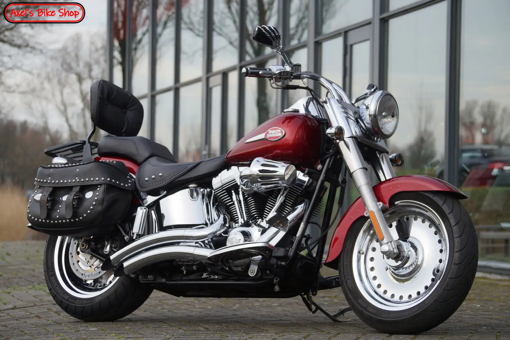 Harley-Davidson Fat Boy FLSTF Rouge - 1