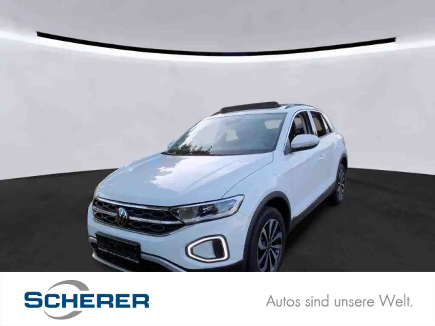 Volkswagen T-Roc 1.0 TSI Style AHK+LED+Pano+Kamera+Navi+App Weiß - 1