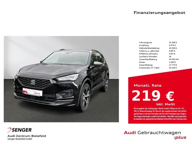 SEAT Tarraco 2.0 TDI 4Drive CarPlay LED AHK Kamera