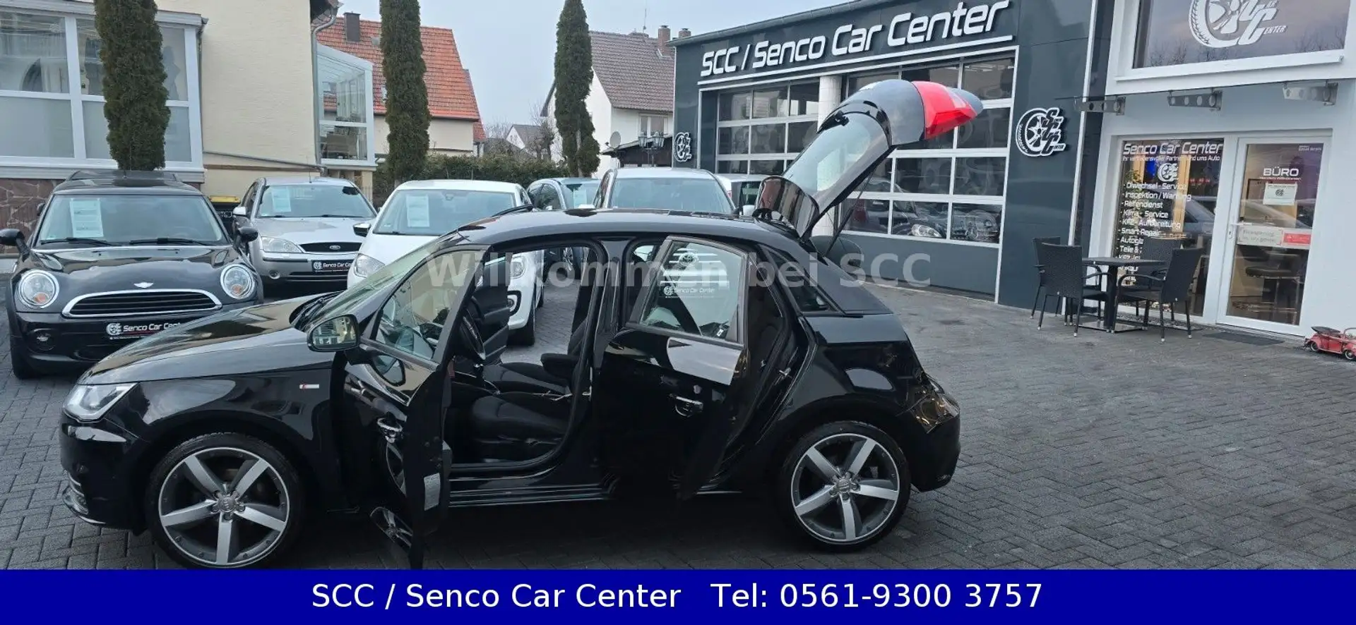Audi A1 Sportback S-Line 4 TÜRIG Tel: 0561 9300 3757 Nero - 2