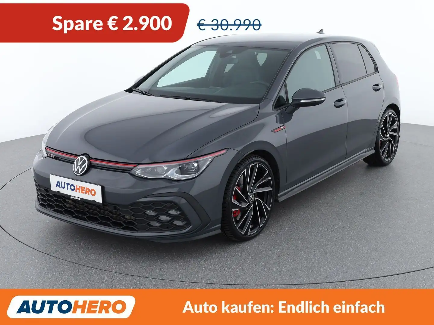 Volkswagen Golf 2.0 TSI GTI Aut. *LED*ACC*SPUR*TOT*H/K*CAM* Grau - 1