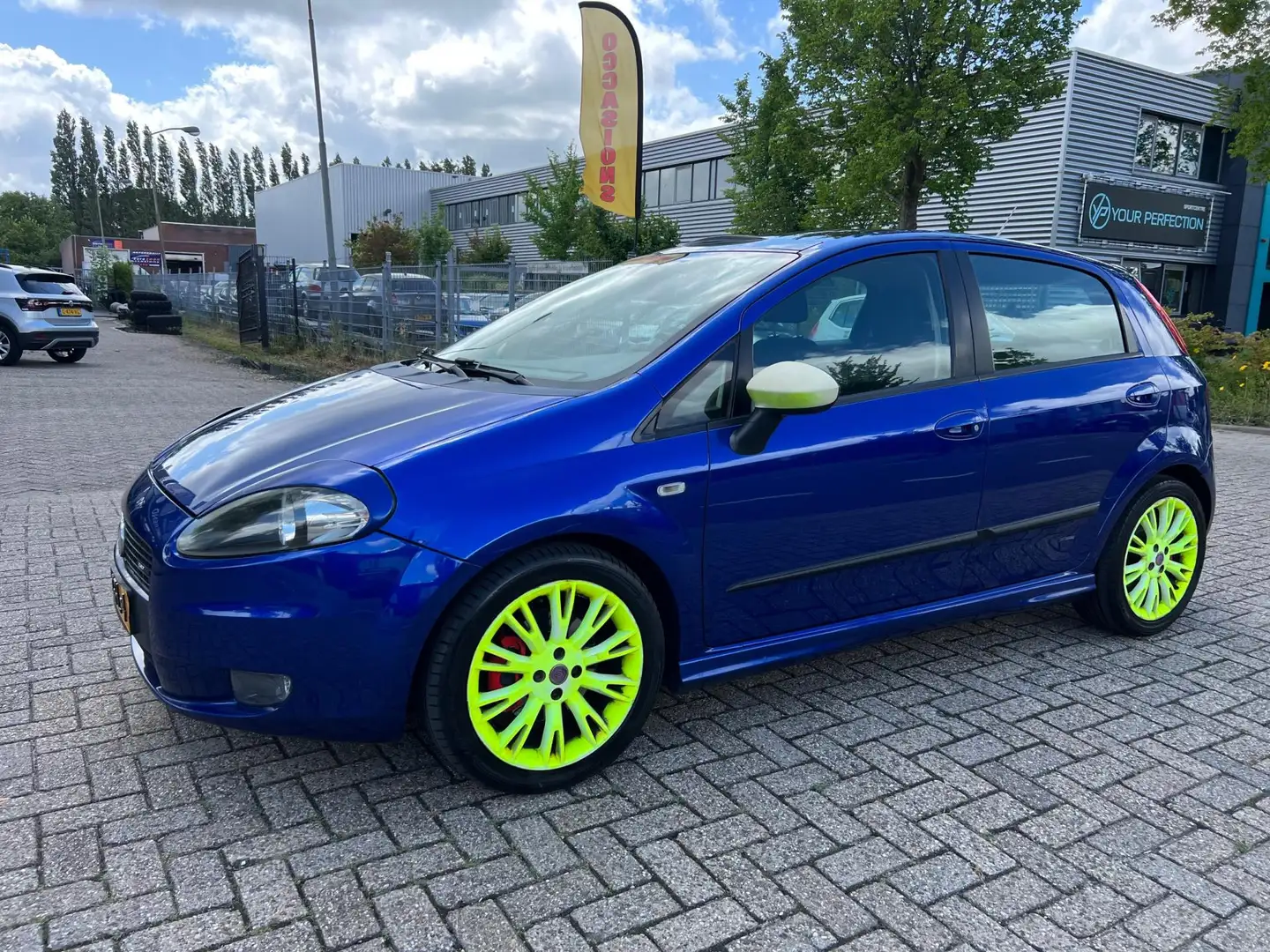 Fiat Grande Punto 1.4-16V Sport - AIRCO - NETTE STAAT Bleu - 2