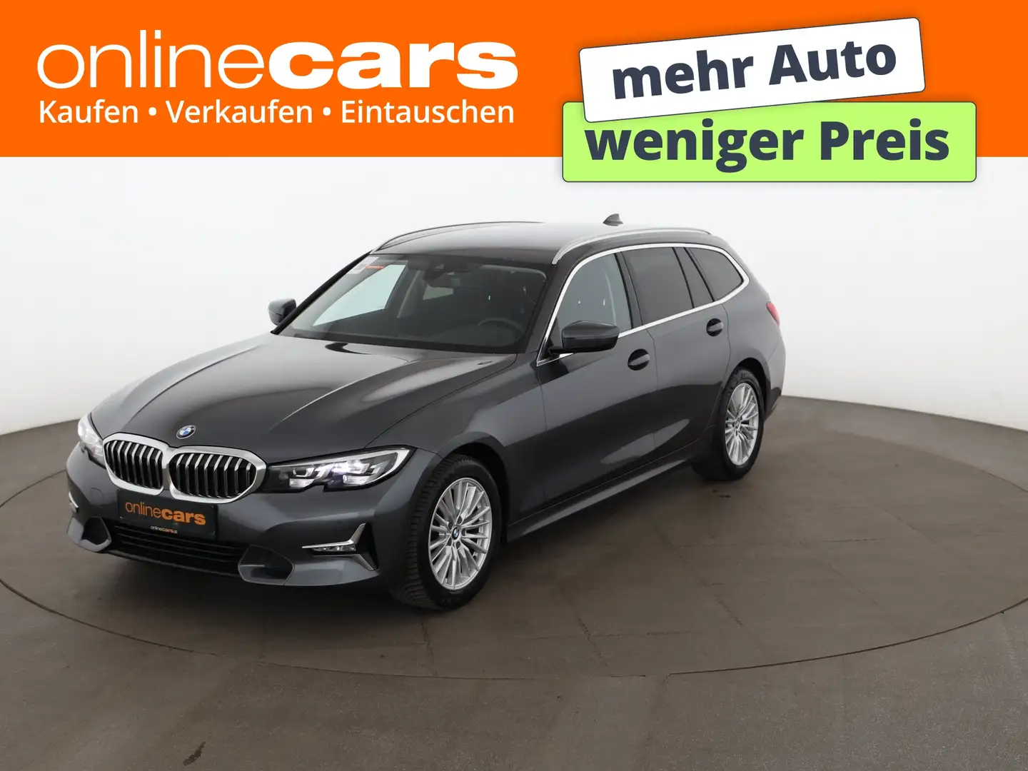 BMW 318 d Touring Luxury Line LED LEDER NAVI SITZHZG Grau - 1