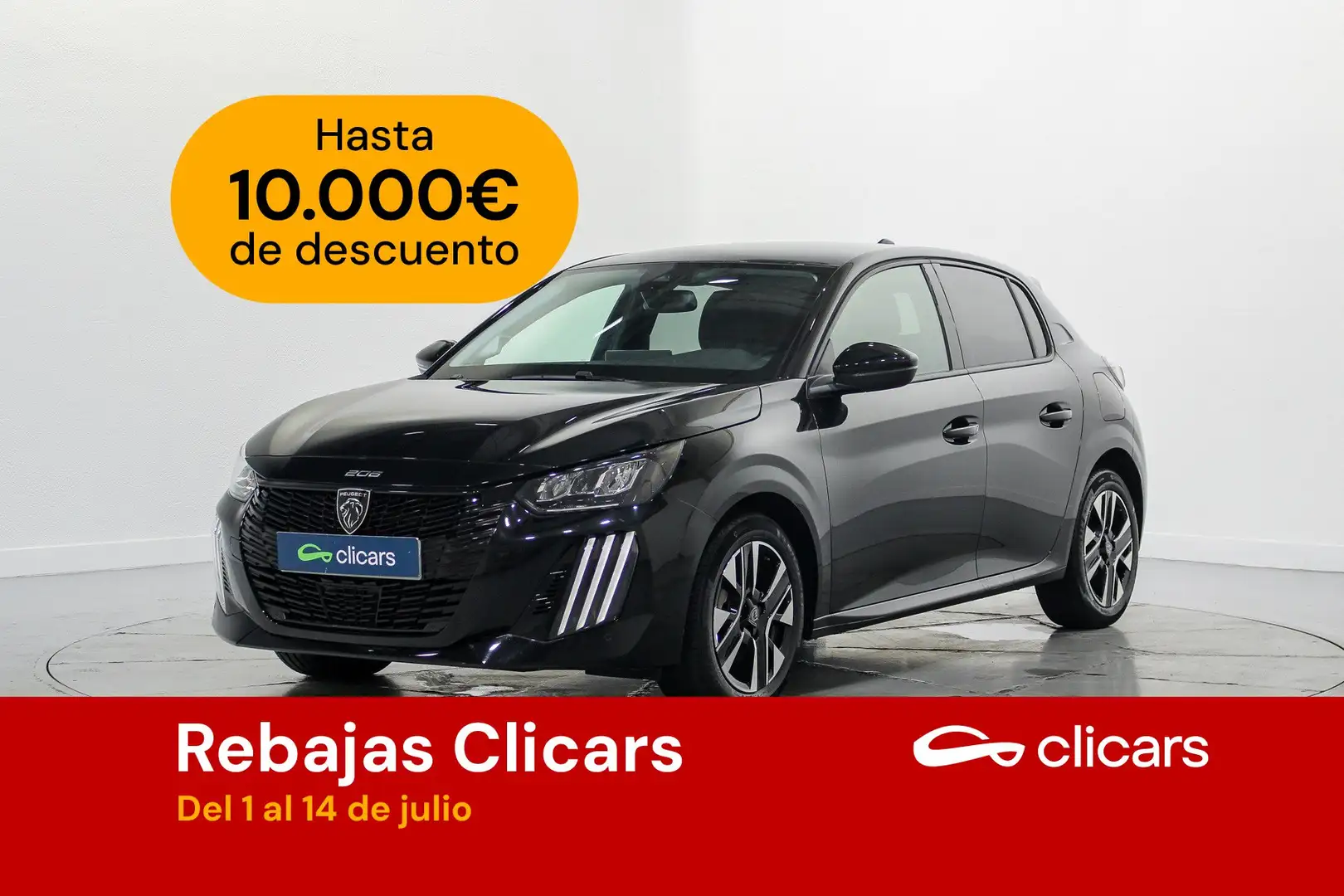 Peugeot 208 1.2 Puretech S&S Allure 100 Negro - 1