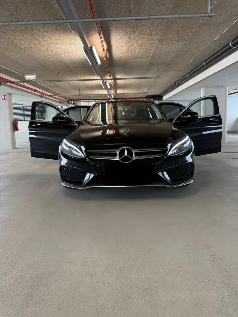 Mercedes-Benz C 200 d T AMG Line Aut. Schwarz - 1