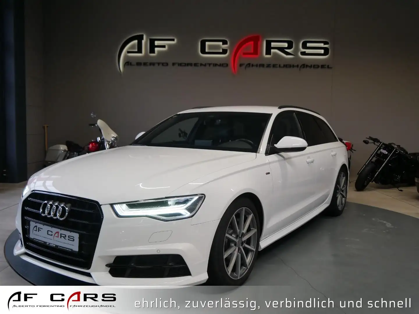 Audi A6 Avant 3,0 TDI S Line Sportpaket Kamera AHK Matrix Blanc - 1