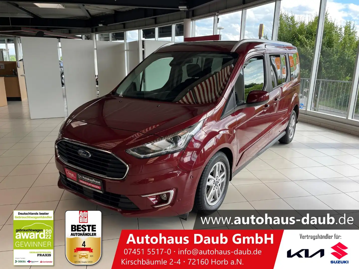 Ford Gran Torino Connect 1.5 TDCI Eco+Titanium+PANO Rot - 2