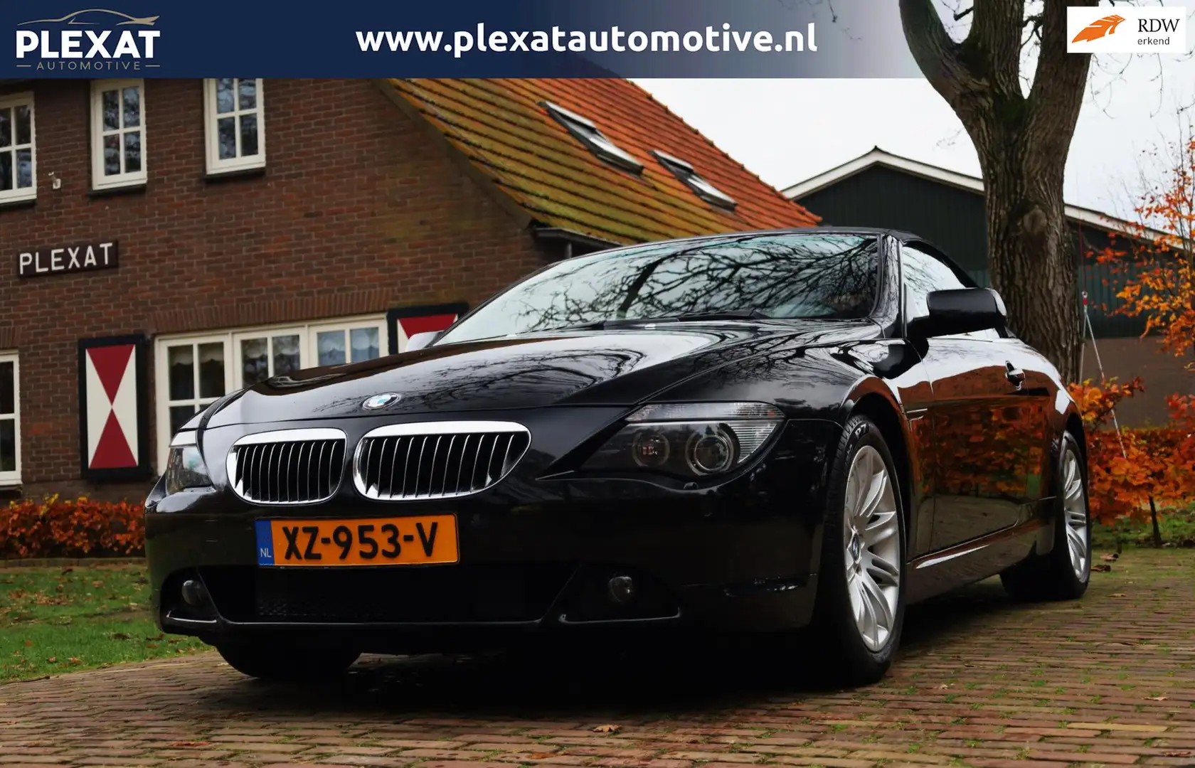 BMW 645 6-serie Cabrio 645Ci V8 Aut. | Youngtimer | Klepse Negru - 1