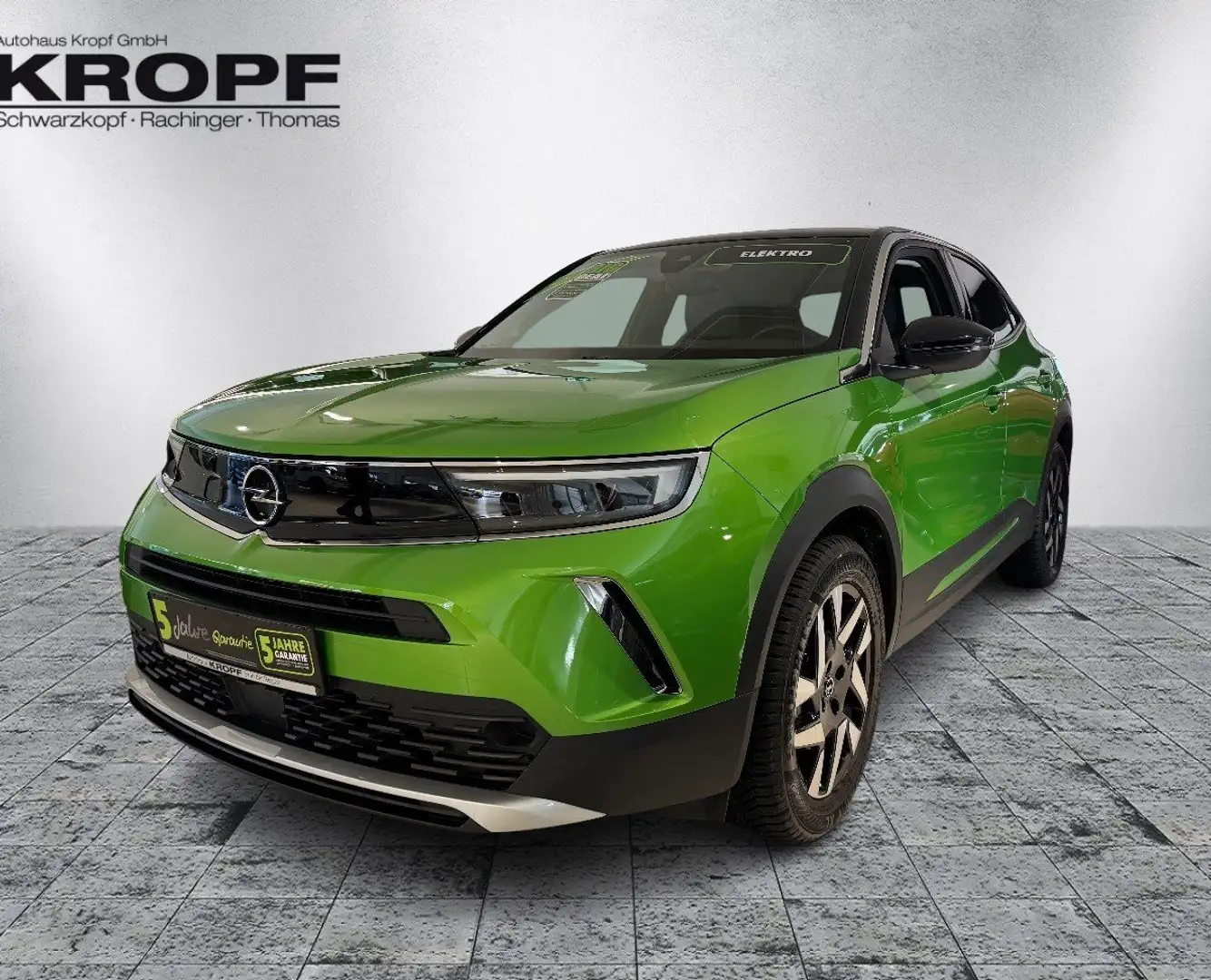 Opel Mokka-E Mokka e Elegance Fin. ab 2,99% ACC+LED+Navi+SHZ Grün - 2