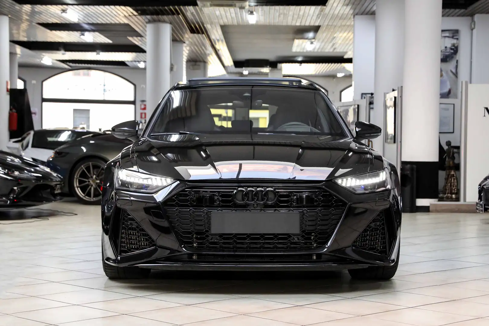 Audi RS6 AVANT|CARBOCERAMIC|TETTO|B&O 3D|HEAD-UP|BLACK PACK Noir - 2