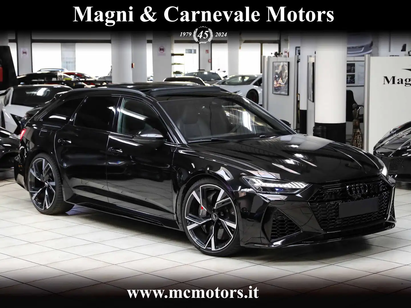 Audi RS6 AVANT|CARBOCERAMIC|TETTO|B&O 3D|HEAD-UP|BLACK PACK Noir - 1
