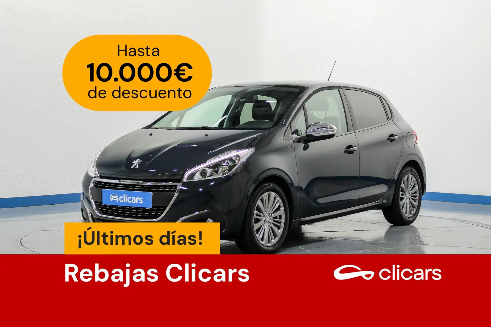 Peugeot 208 1.5 BlueHDi S&S GT Line 100 Schwarz - 1