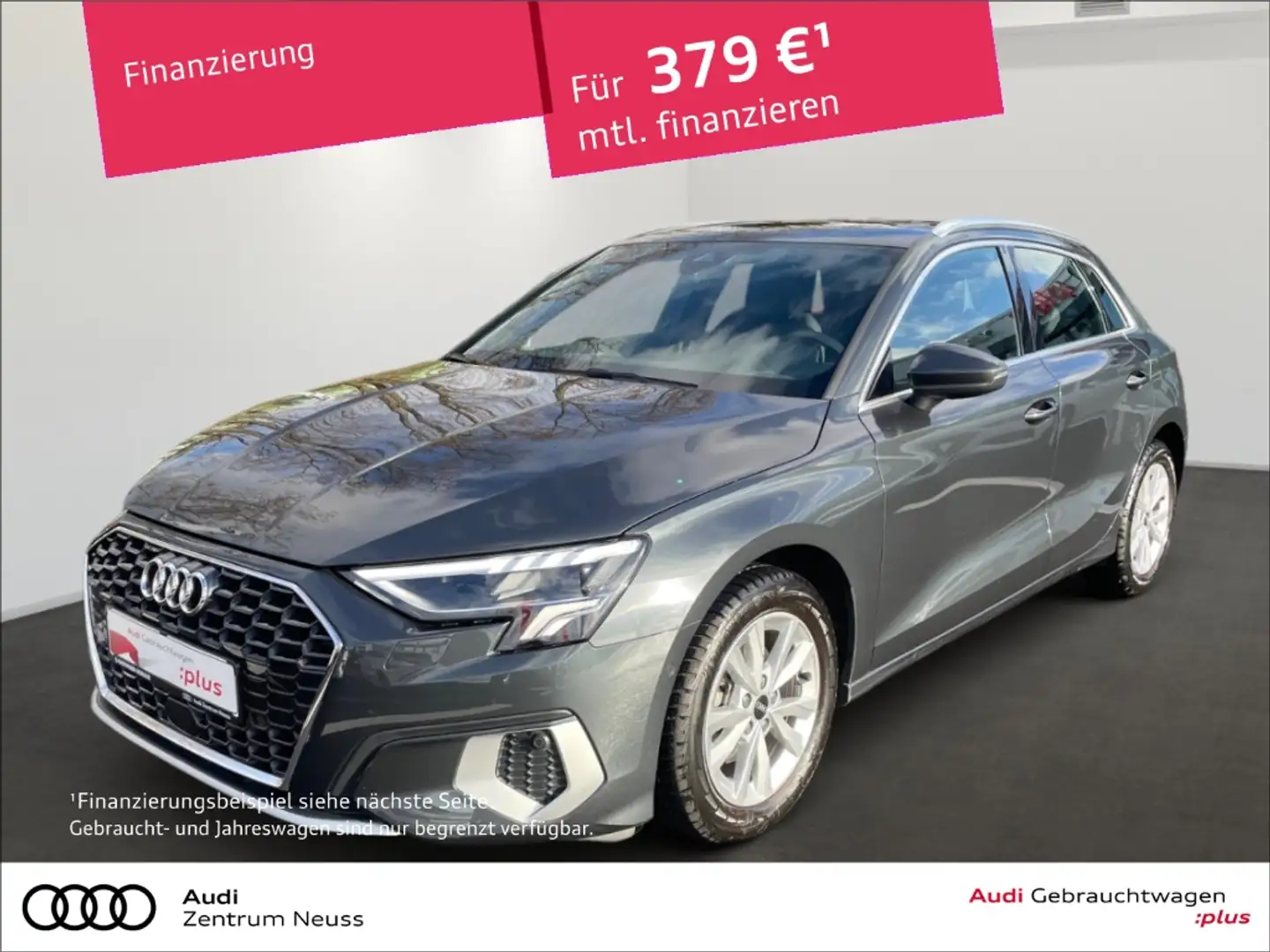 Audi A3 Sportback advanced 30 TFSI NAVI PDC CARPLAY Grau - 1