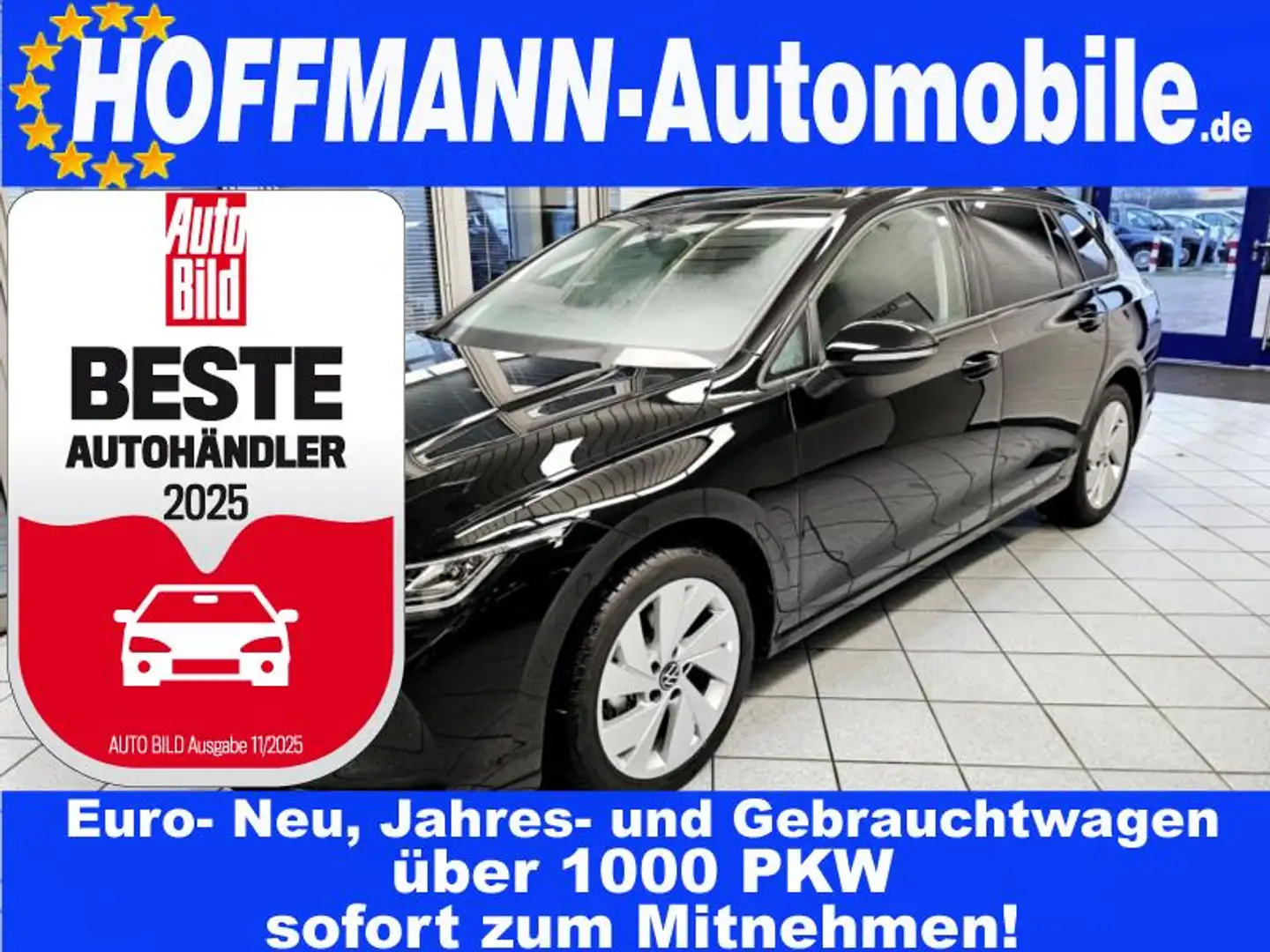 Volkswagen Golf Variant Life Facelift,AHK,ACC,Climatr.,SHZ Černá - 1