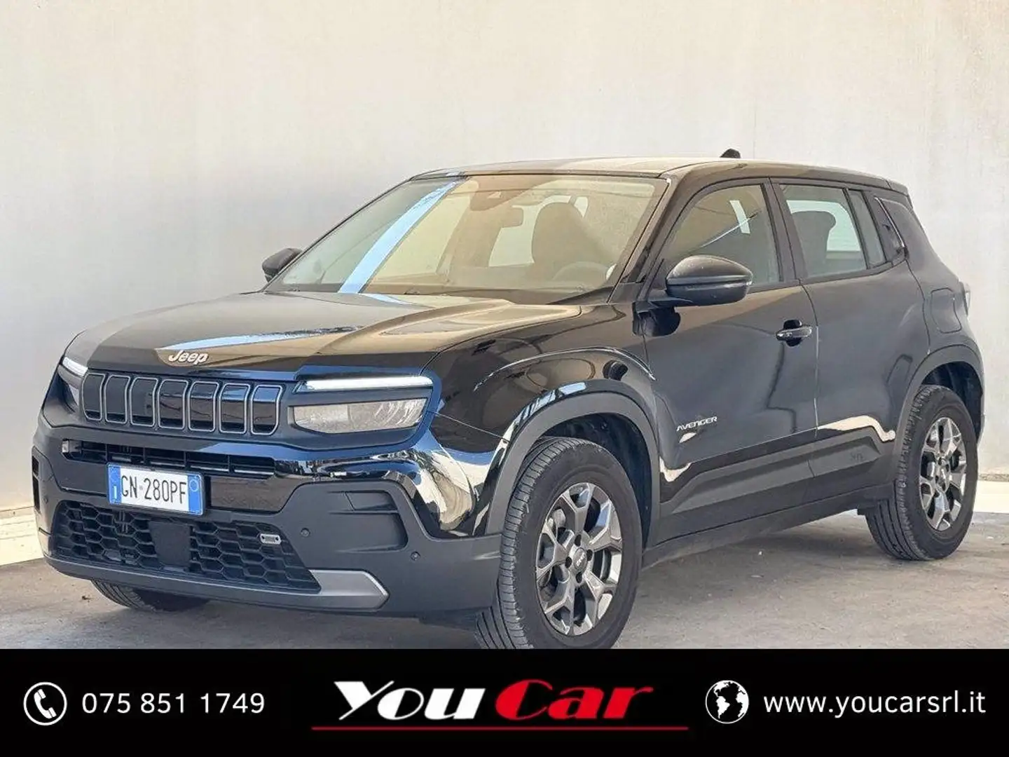 Jeep Avenger 1.2 turbo Longitude fwd 100cv Noir - 1