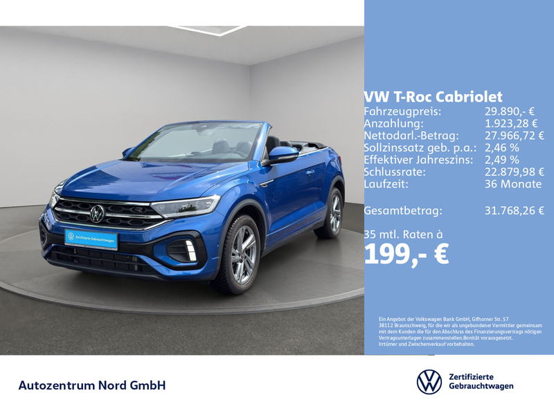 Volkswagen T-Roc 1.5 TSI DSG R-Line AHK+NAVI+LED — photo 2