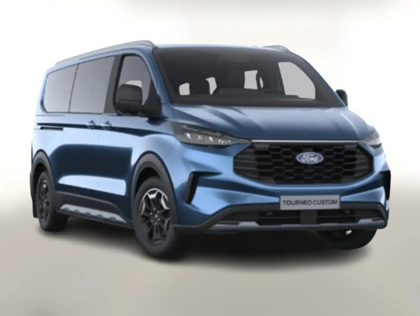 Ford Tourneo Custom Active 2.0 TDCi 170 Aut 320L2 AHK 125 kW (170 P... Blau - 1