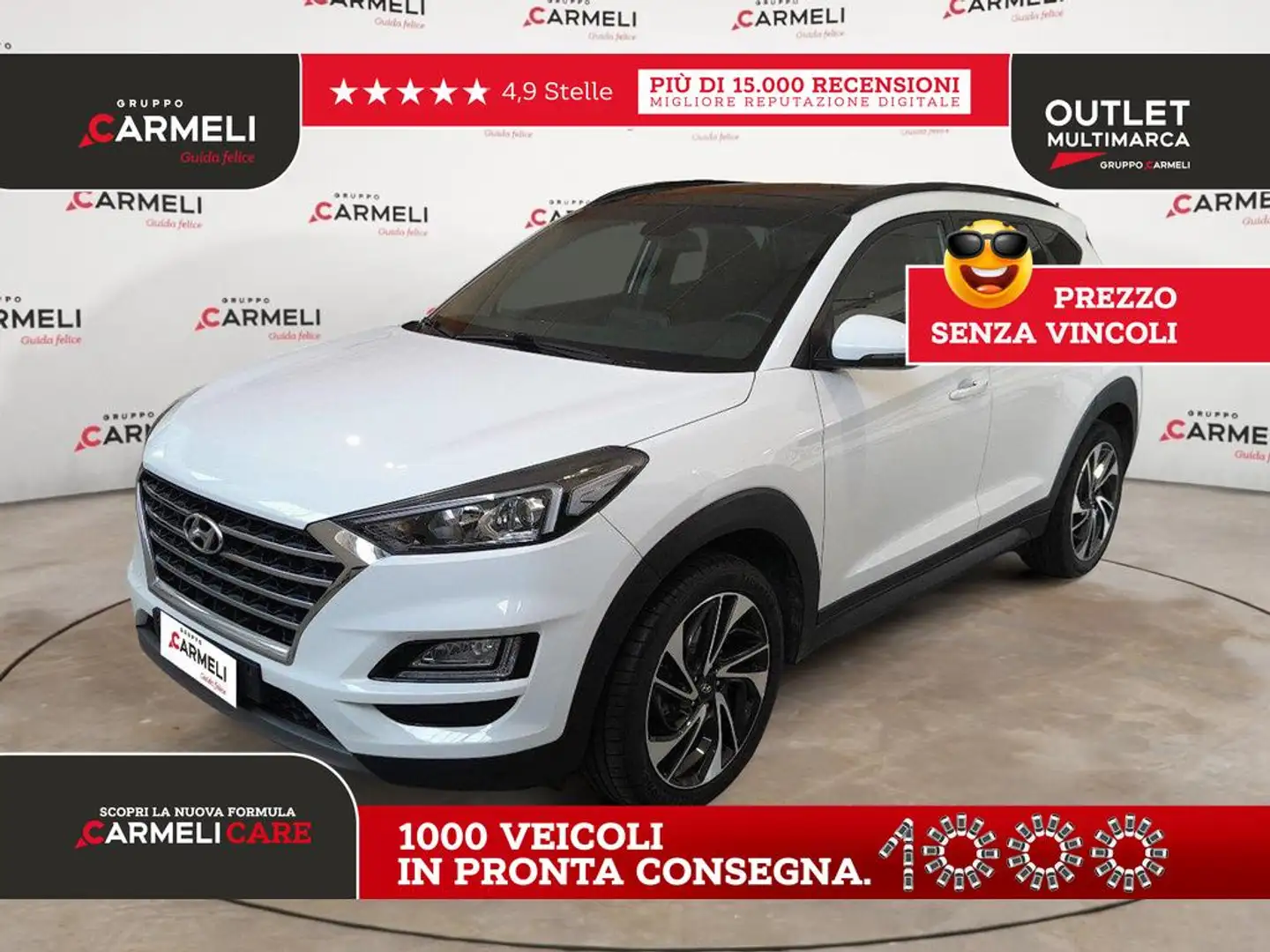 Hyundai TUCSON 1.6 crdi Xprime 2wd 136cv dct Weiß - 1