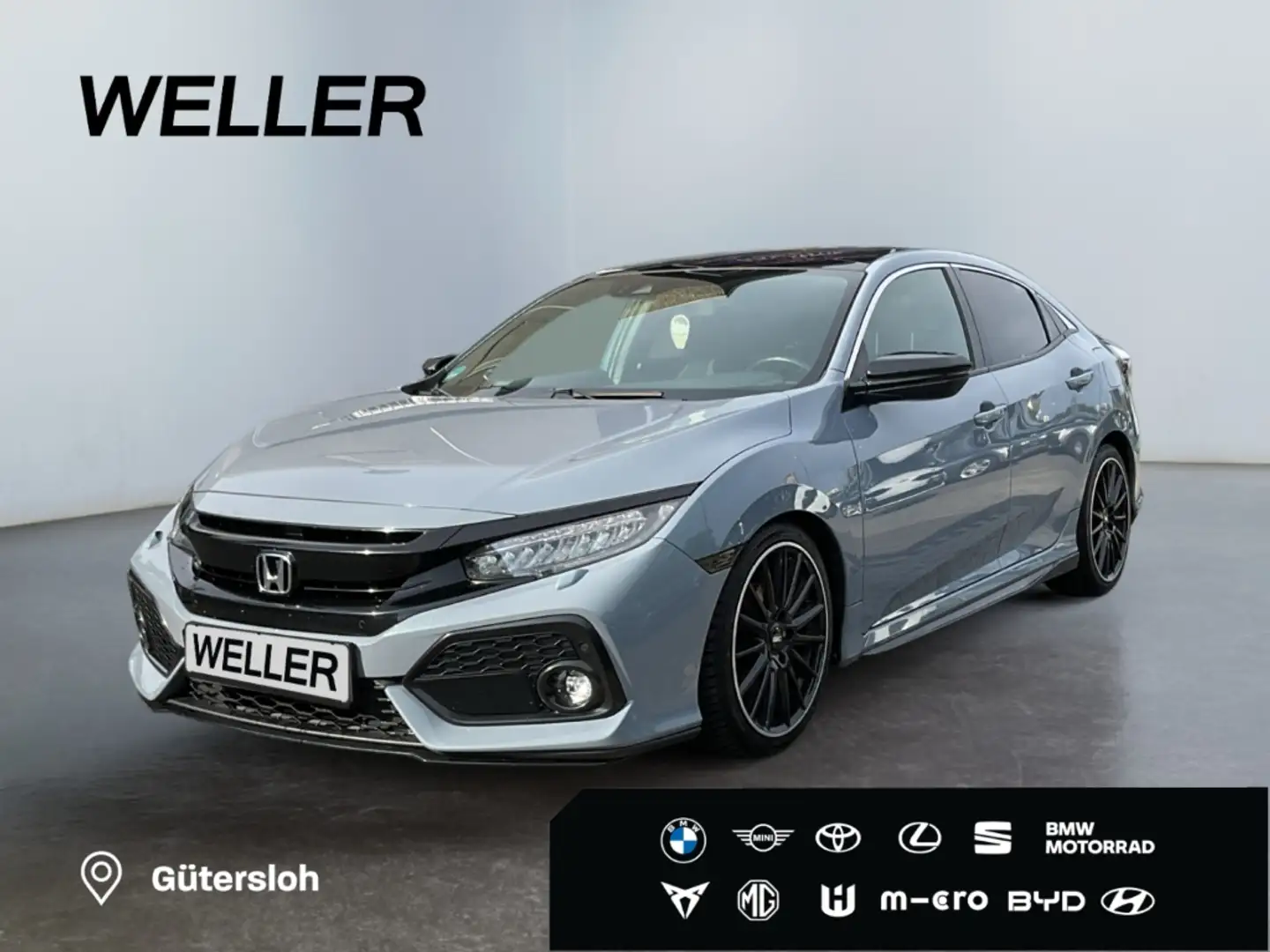 Honda Civic 1.0 Turbo Executive Sport Line *LED*Pano* Grau - 1