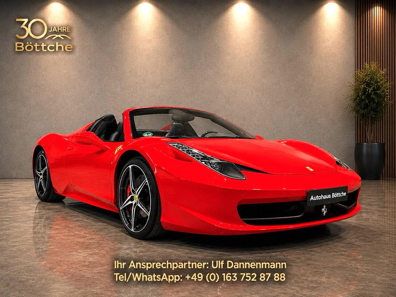 Ferrari 458 Spider*CARBON-LR*LIFT*Dt. Erstauslieferung* — photo 2