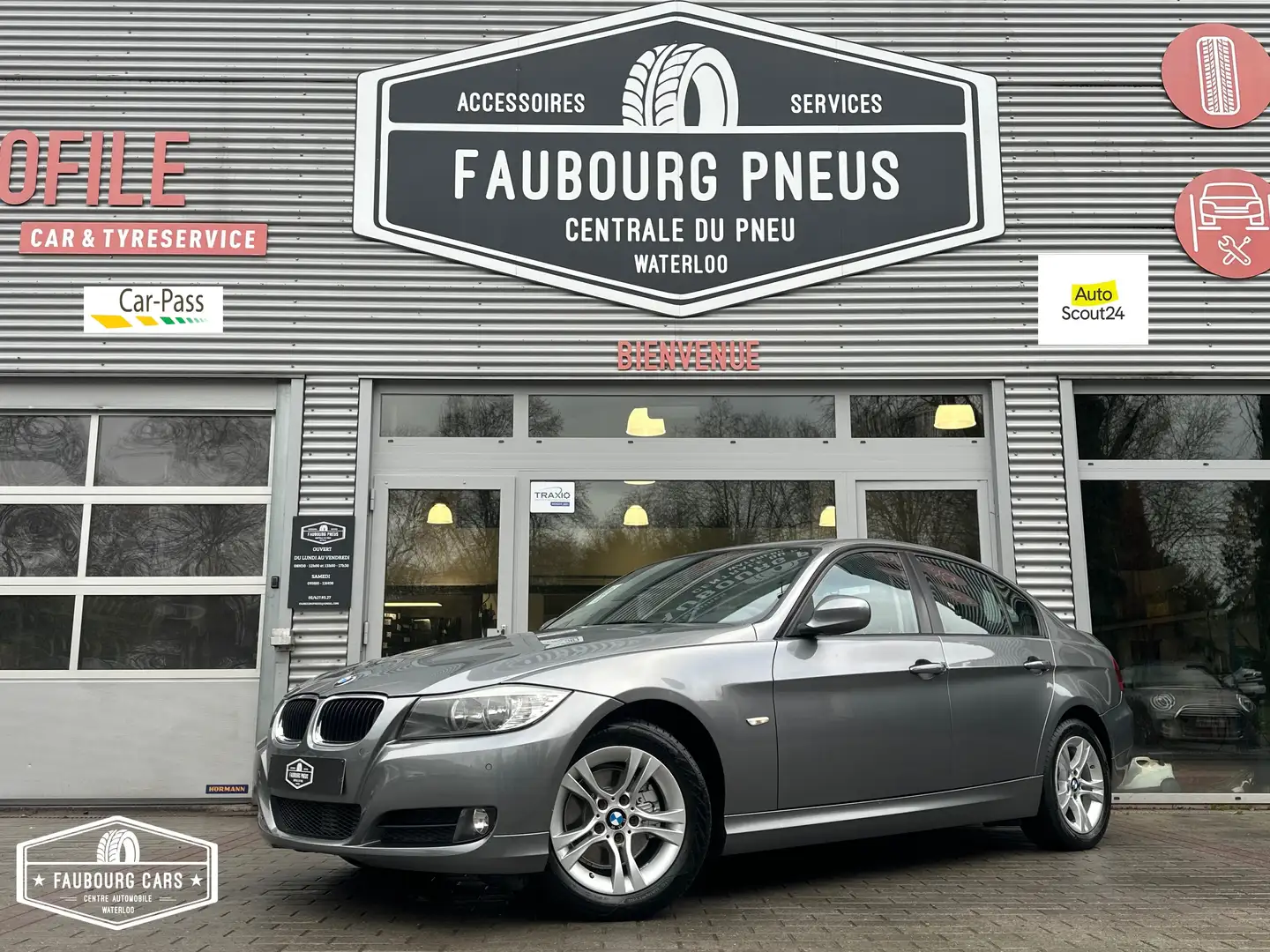 BMW 318 *HISTORIQUE-SERVICE-100%*FULL-CAR-PASS* Grau - 1