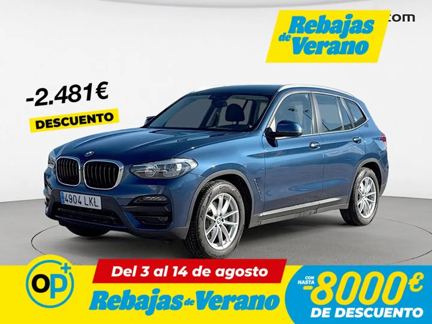 BMW X3 sDrive 18dA Azul - 1