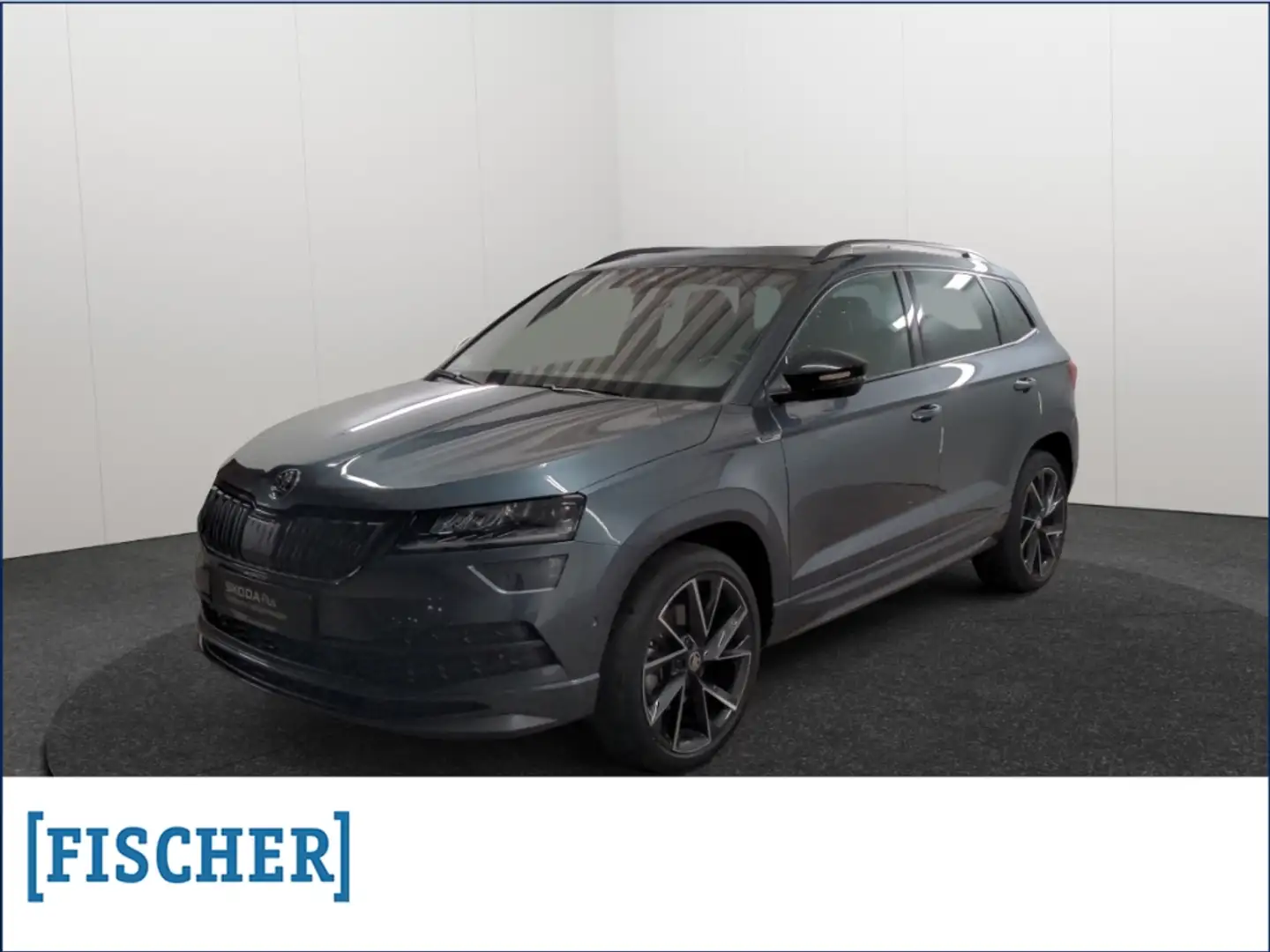 Skoda Karoq 2.0TSI 4x4 DSG Sportline LED AHK Navi ACC DCC Grau - 1