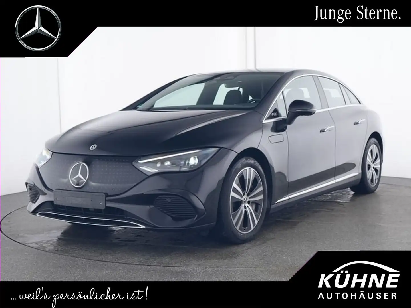 Mercedes-Benz EQE 300 Electric Art HA10° AHK 360° Burm3D 19" Zwart - 1