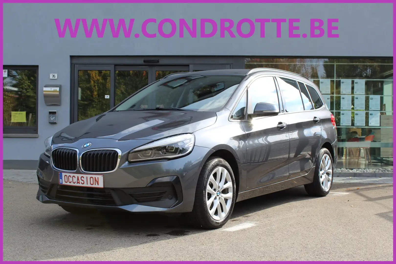 BMW 216 GRAN TOURERE DIESEL (7 PLACES) Grijs - 1