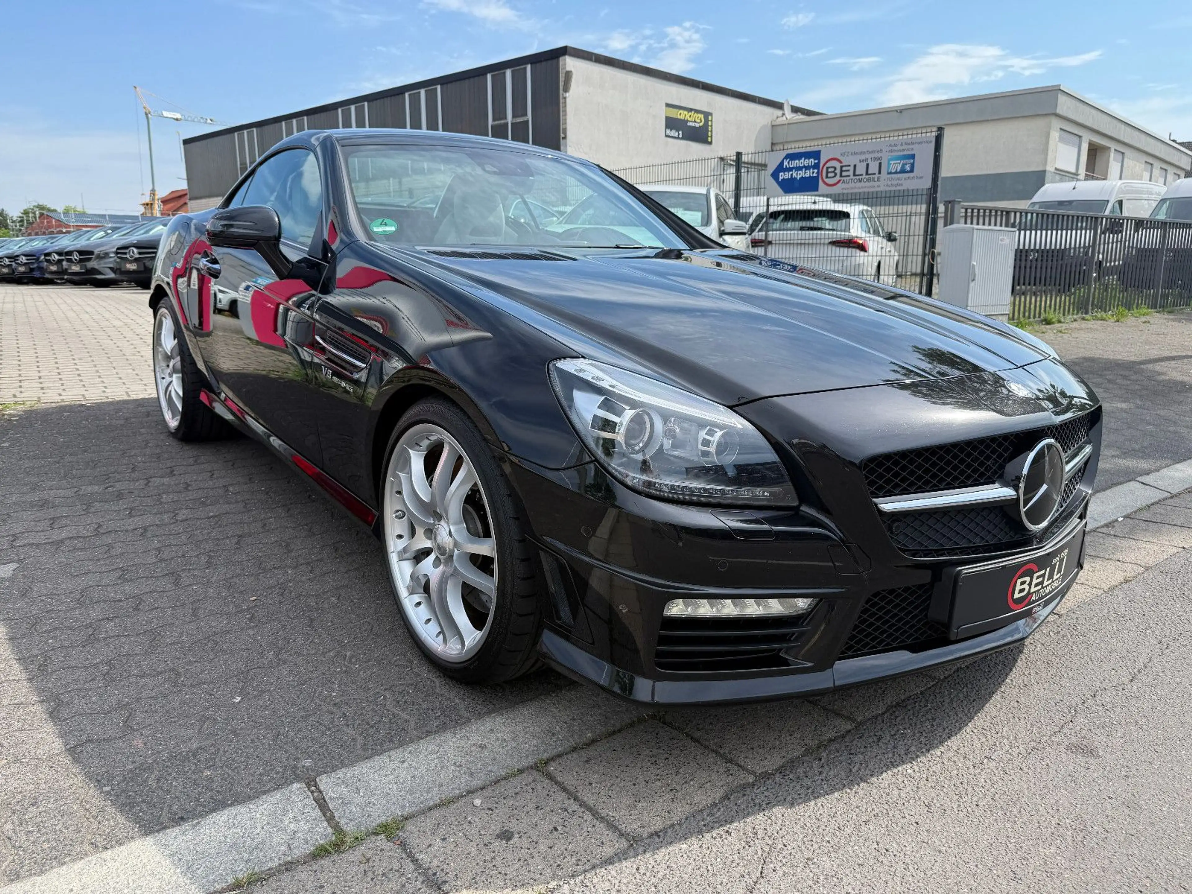 Mercedes-Benz SLK 55 AMG Roadster Magic Sky HK FINANZIERUNG — photo 13