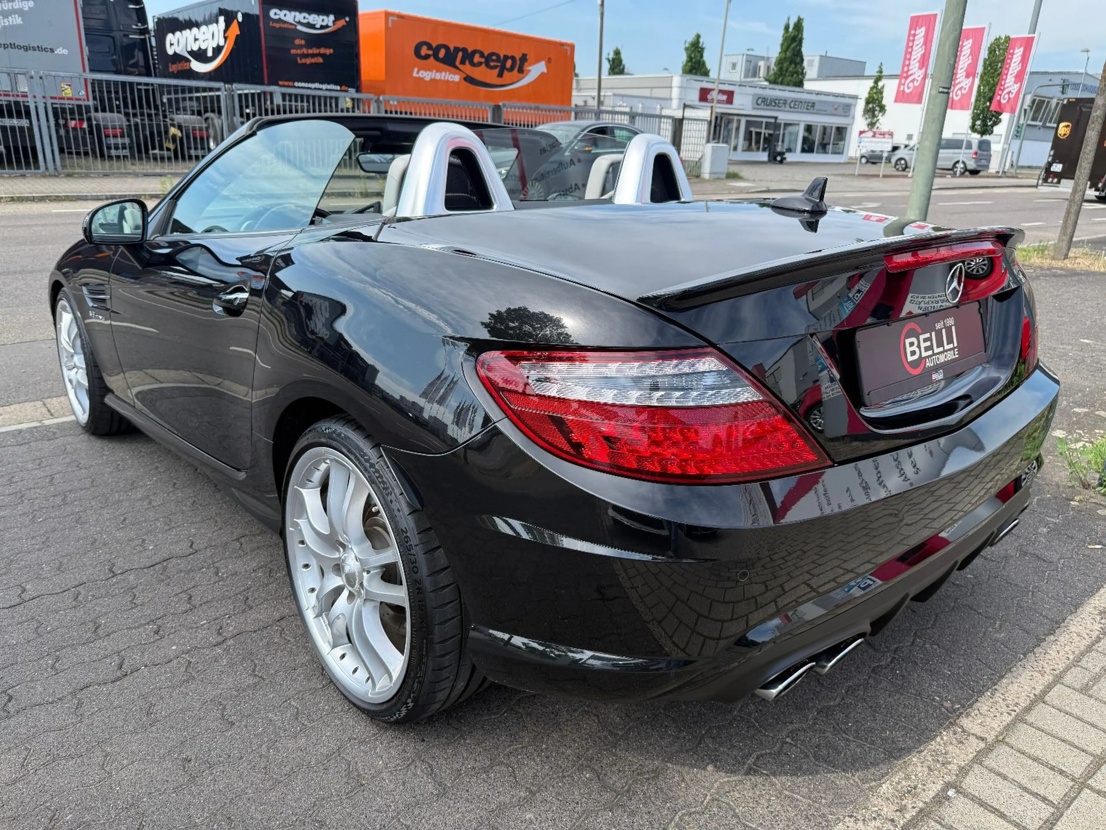 Mercedes-Benz SLK 55 AMG Roadster Magic Sky HK FINANZIERUNG — photo 7