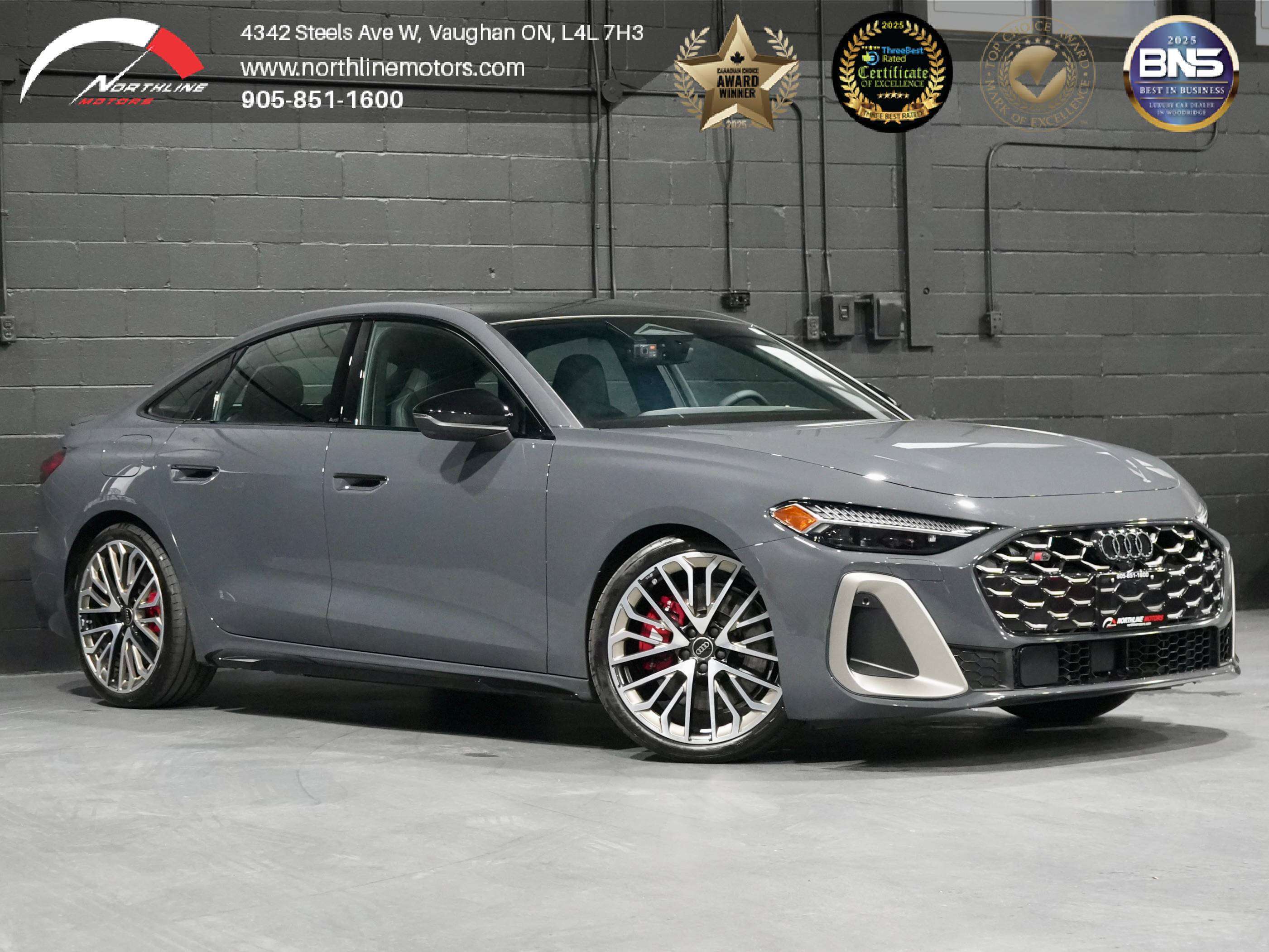 Gray 2025 Audi S5 Sportback Sedan  Automatic