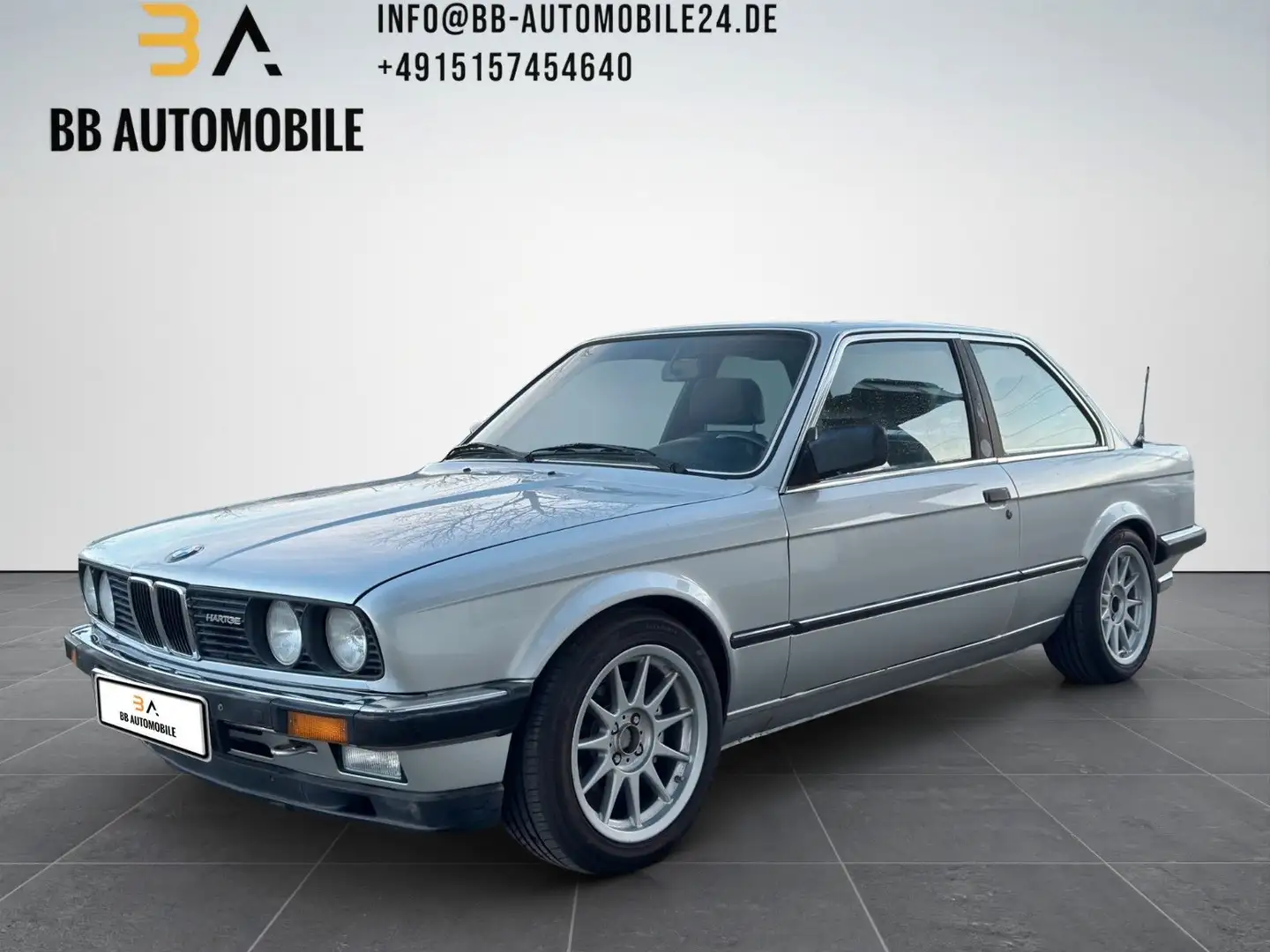 BMW 323 E30 323 i Coupe M-Technik HARTGE H-ZULASSUNG Silber - 1