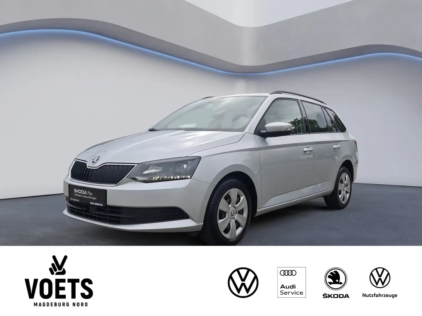 Skoda Fabia Combi 1.0MPI Ambition NAV+DAB+ Plateado - 1