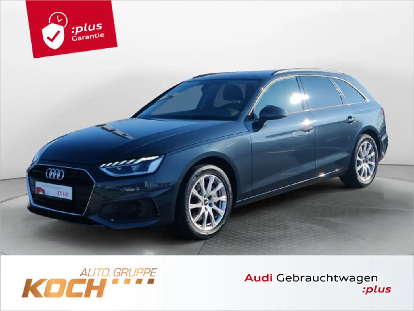 Audi A4 40 TDI S-Tronic LED, AHK, Ambiente, Car Gris - 1