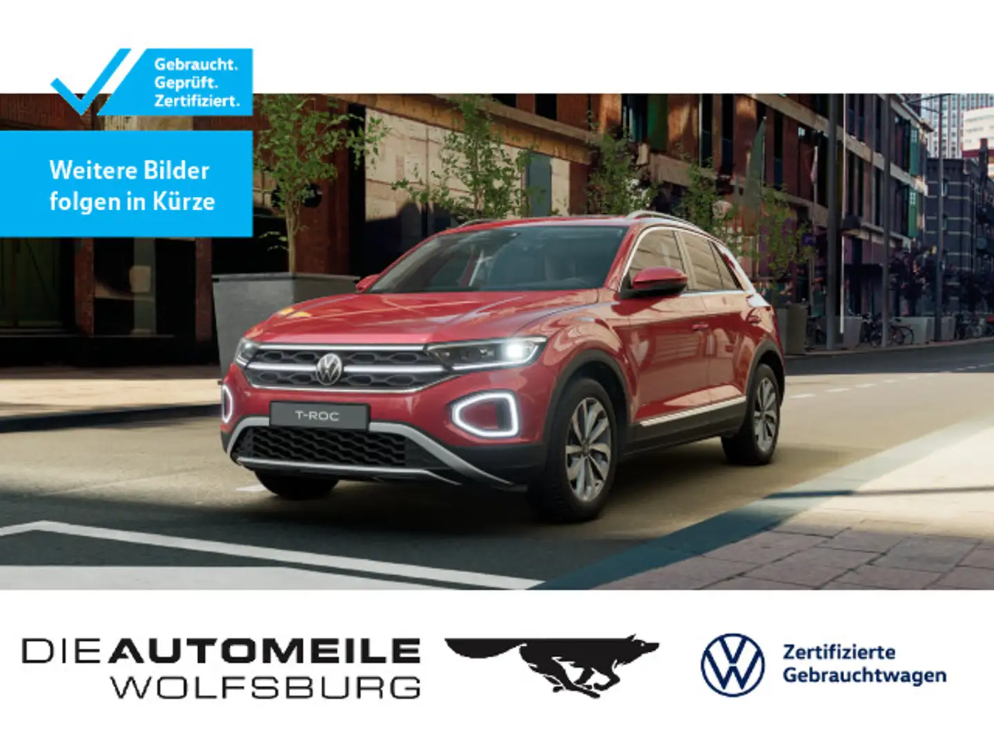Volkswagen T-Roc 1.5 TSI DSG Style Matrix/Stand/Pano/ACC Rot - 1