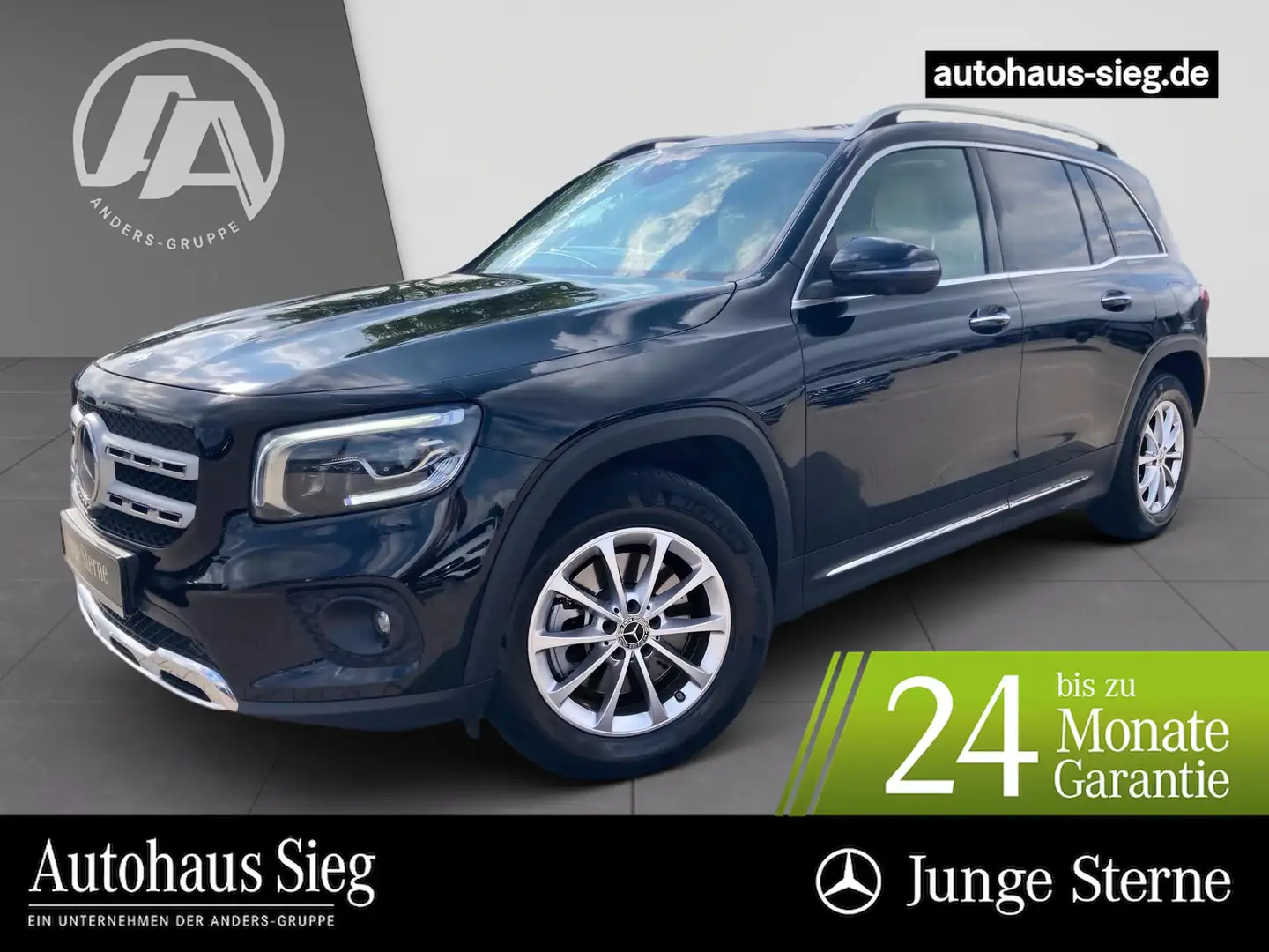 Mercedes-Benz GLB 200 d 4M Progressive+MBUX+Distr+Key+360+AHK Noir - 1