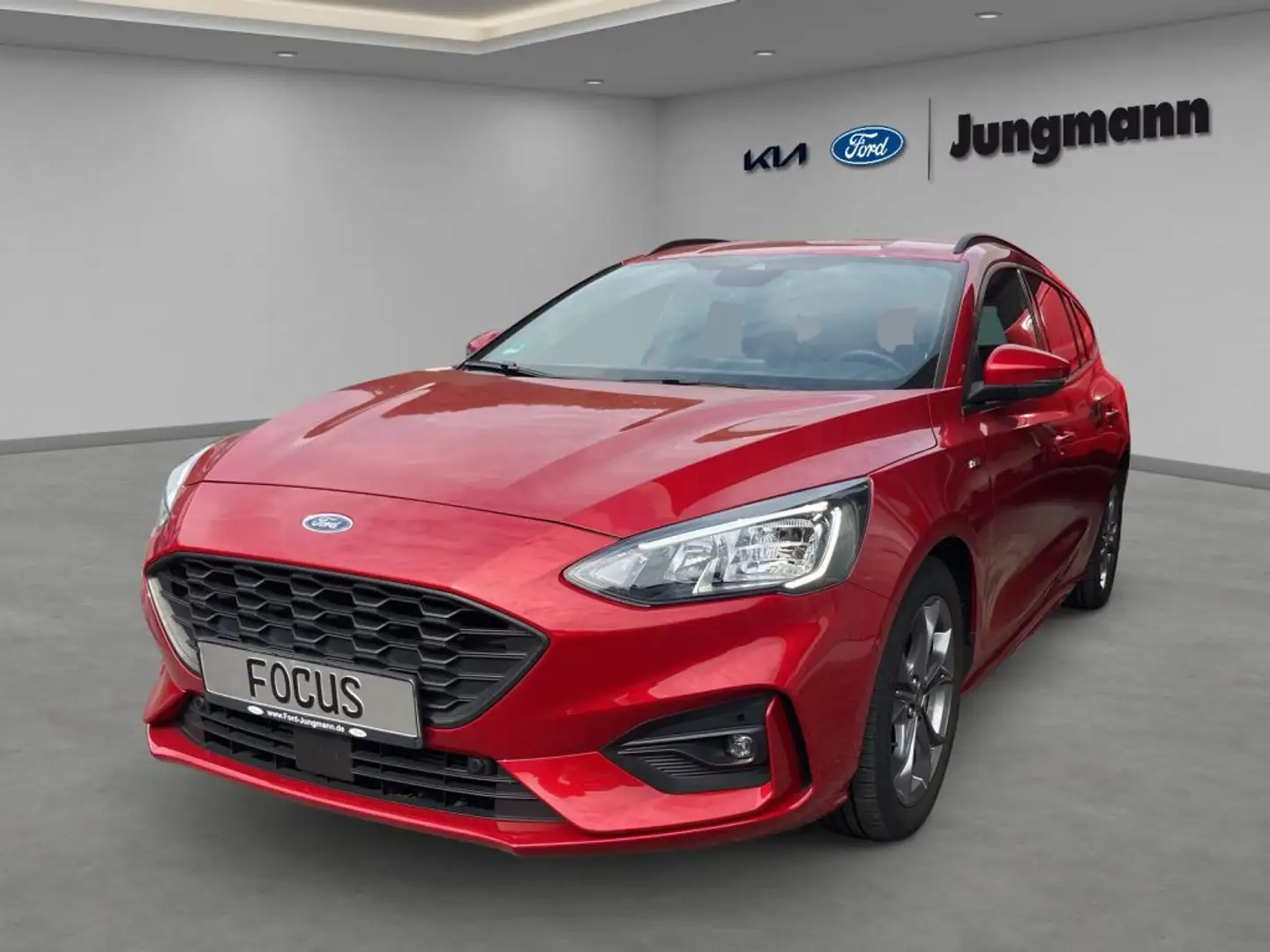 Ford Focus Turnier 1.0 EcoBoost Hybrid ST-LINE Rot - 2
