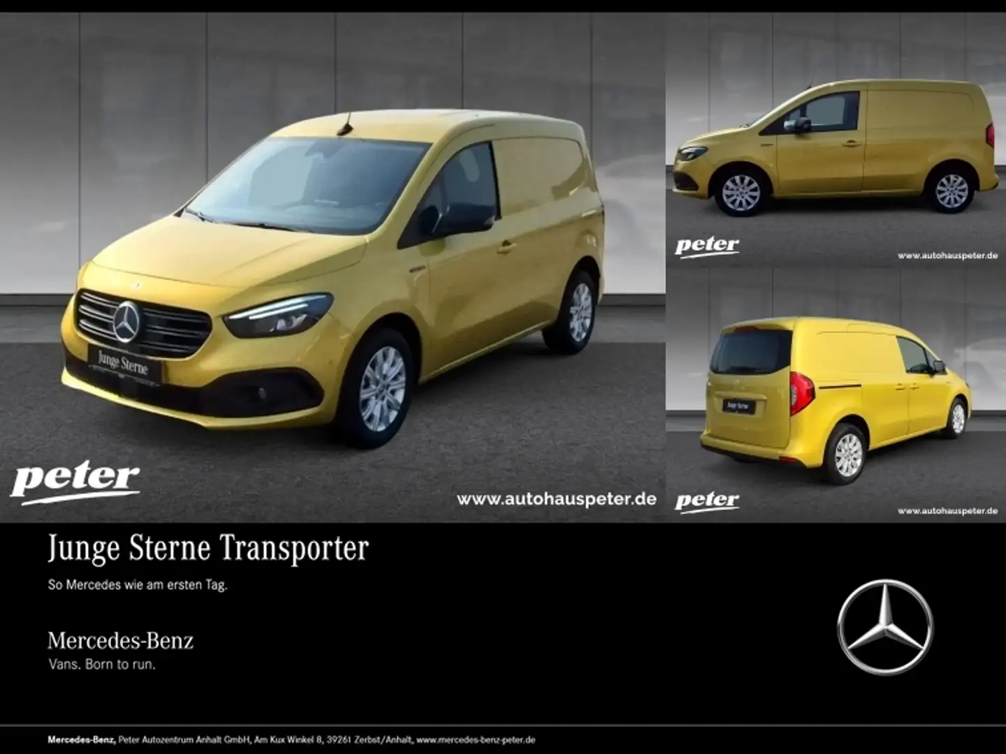 Mercedes-Benz Citan e Kasten PRO Lang LED+NAVI+KAMERA Gelb - 1