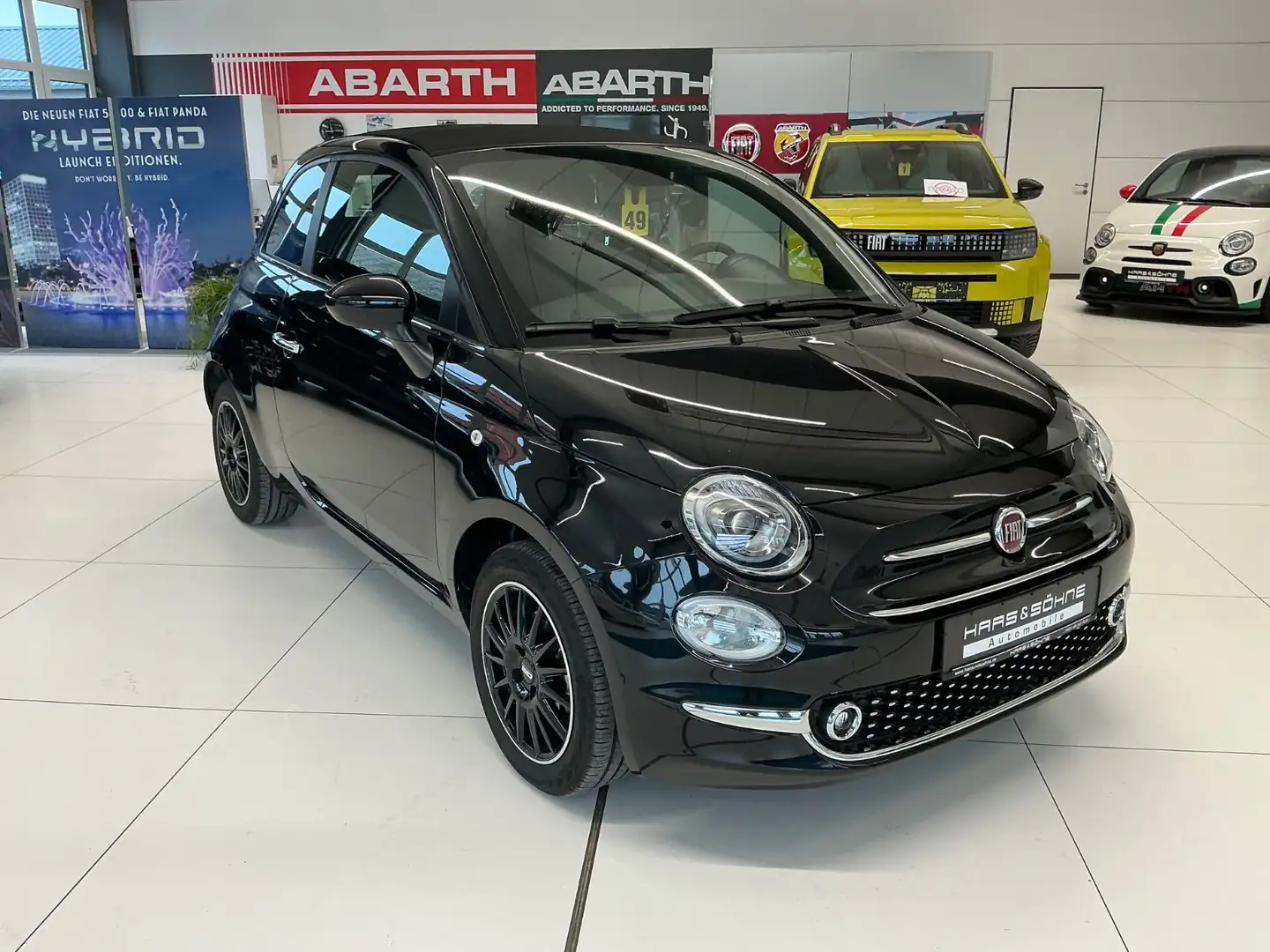 Fiat 500C 1.0 GSE Dolcevita *Nav/PDC/Carplay/Android* Noir - 1