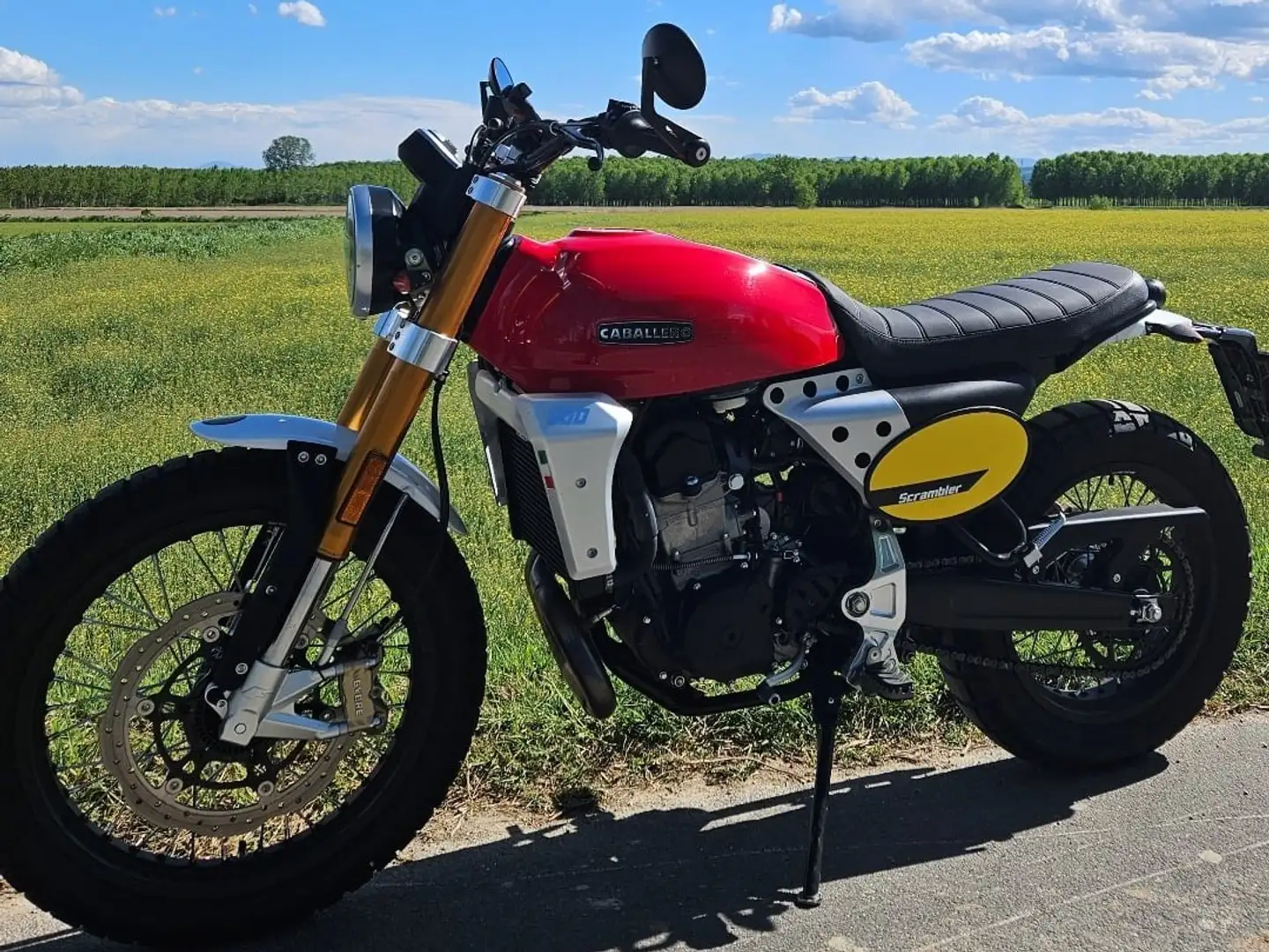 Fantic Caballero 500 scrambler Roşu - 2