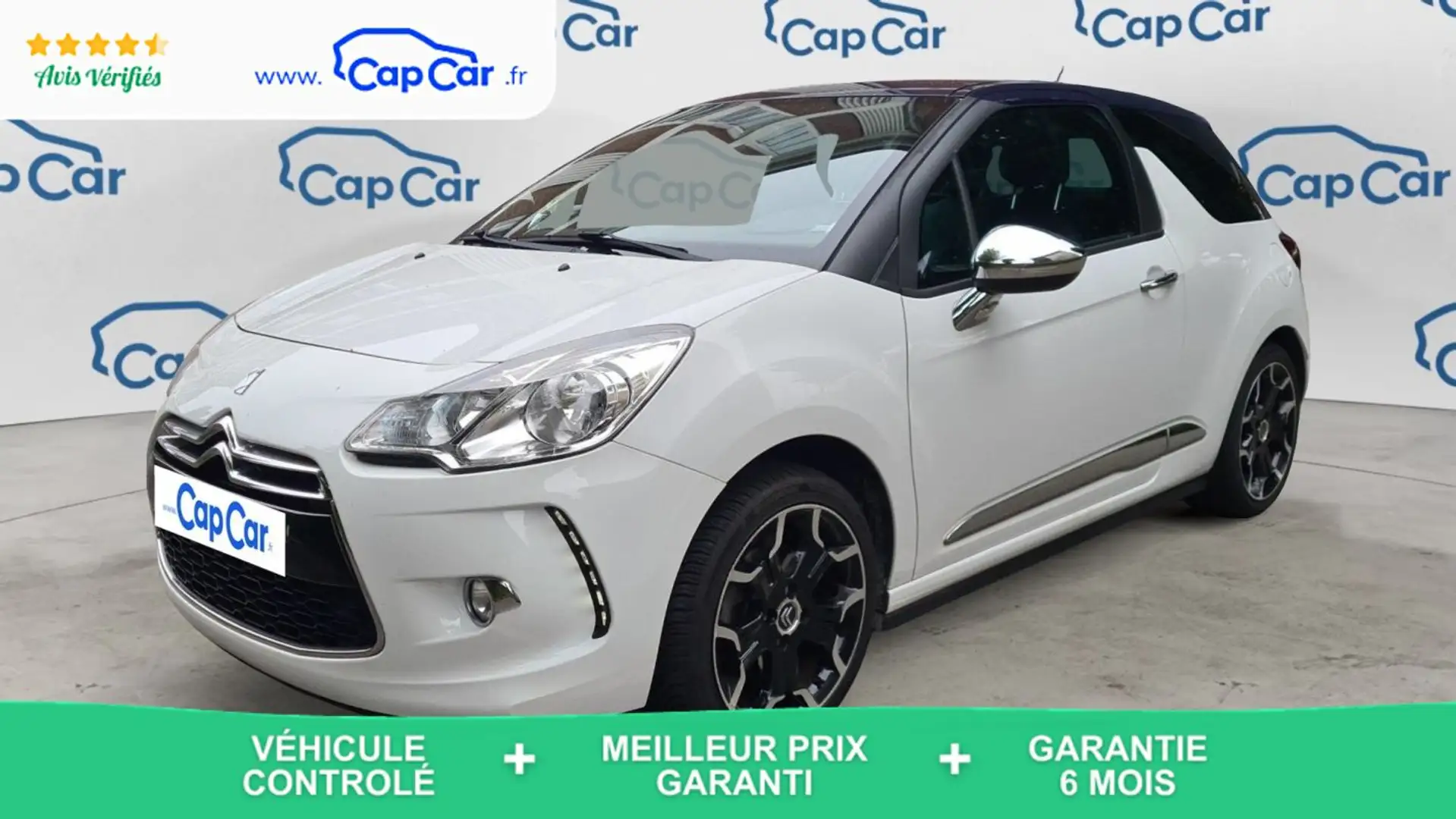 Citroen DS3 1.6 THP 155 Sport Chic Blanc - 1