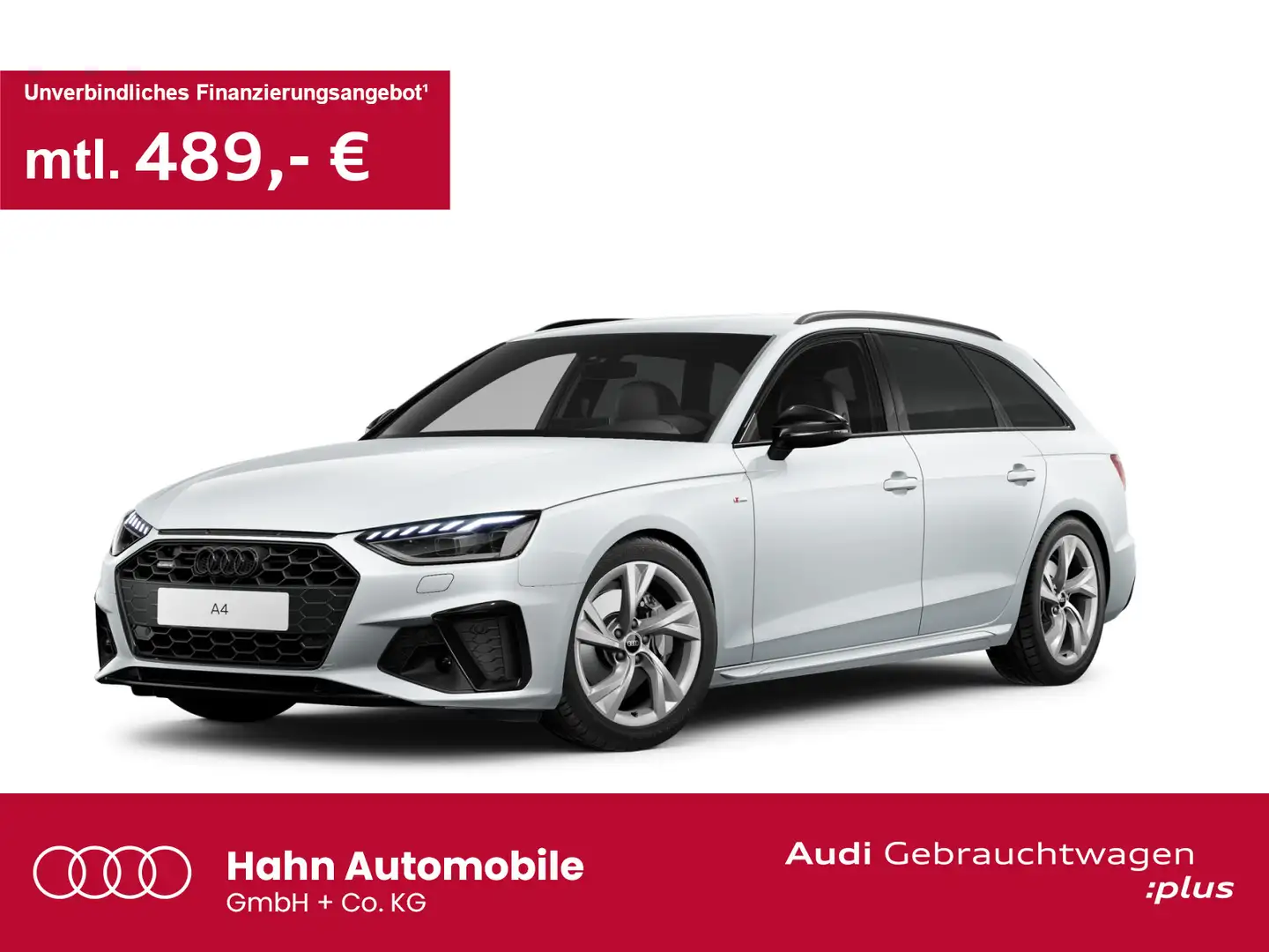 Audi A4 40TFSI quattro S line S-trc Matrix Virt Weiß - 1