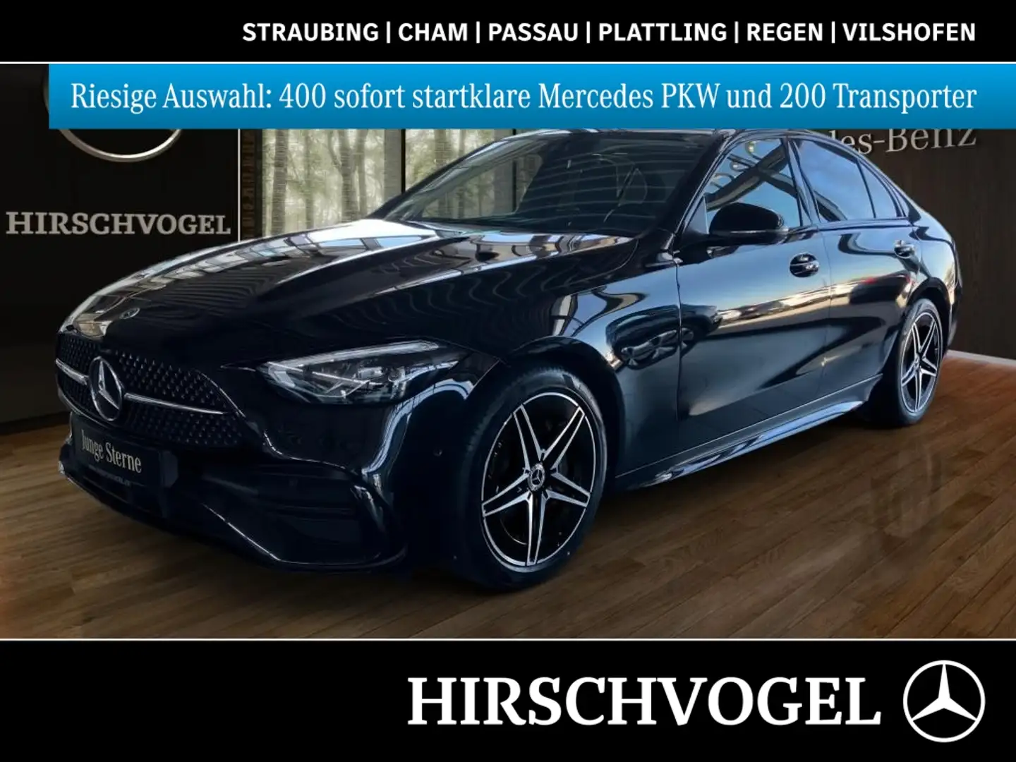 Mercedes-Benz C 180 AMG-Line+Night+SD+Memory+MBUX+LED+Navi-Pr. Negro - 1